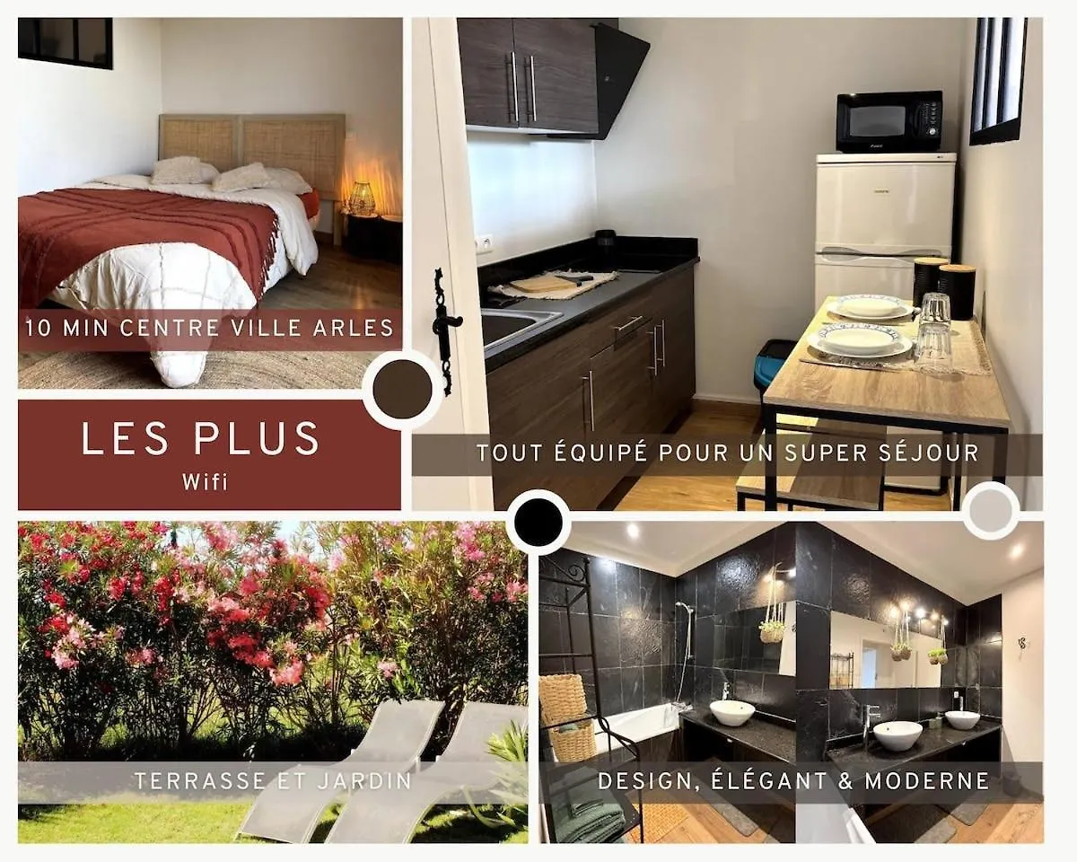 Studio Equipe Clim Jardin Spa Centre Arles A 10Mn 0*,  France